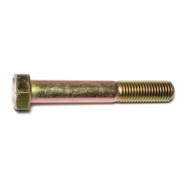 Midwest Fastener Grade 8, 3/4"-10 Hex Head Cap Screw, Zinc Yellow Steel, 5 in L, 10 PK 00774 - main